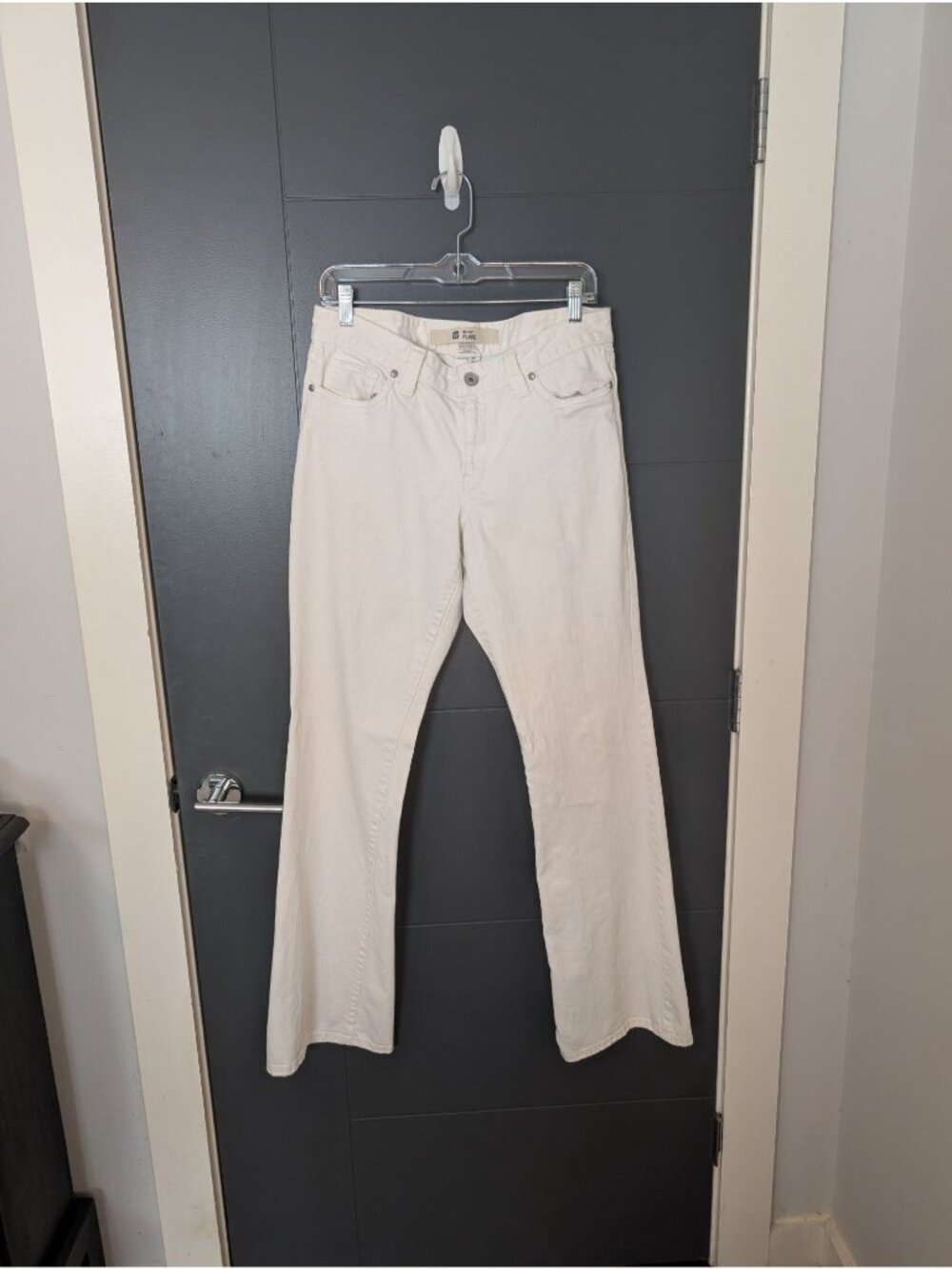 Gap Womens White Curvy Flare Jeans Size 10L
